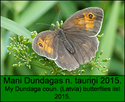 Tauriņu liste 2015.